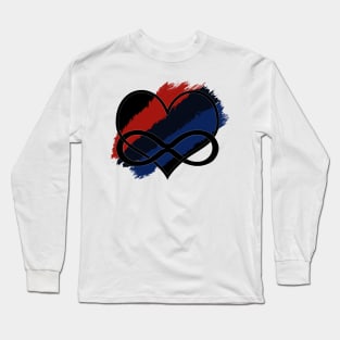 Polyam Heart Long Sleeve T-Shirt